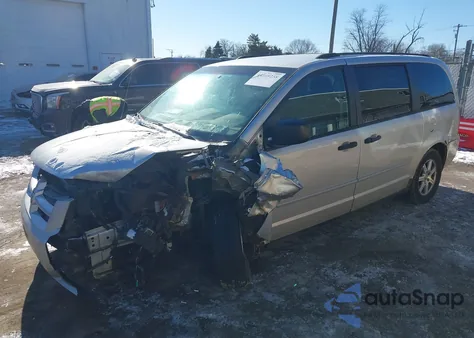 2008 Dodge Grand Caravan Se z USA, uszkodzony, nr VIN 2D8HN44H48R798808